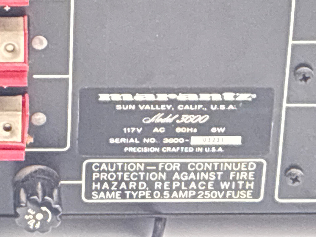 Marantz - Model 3600